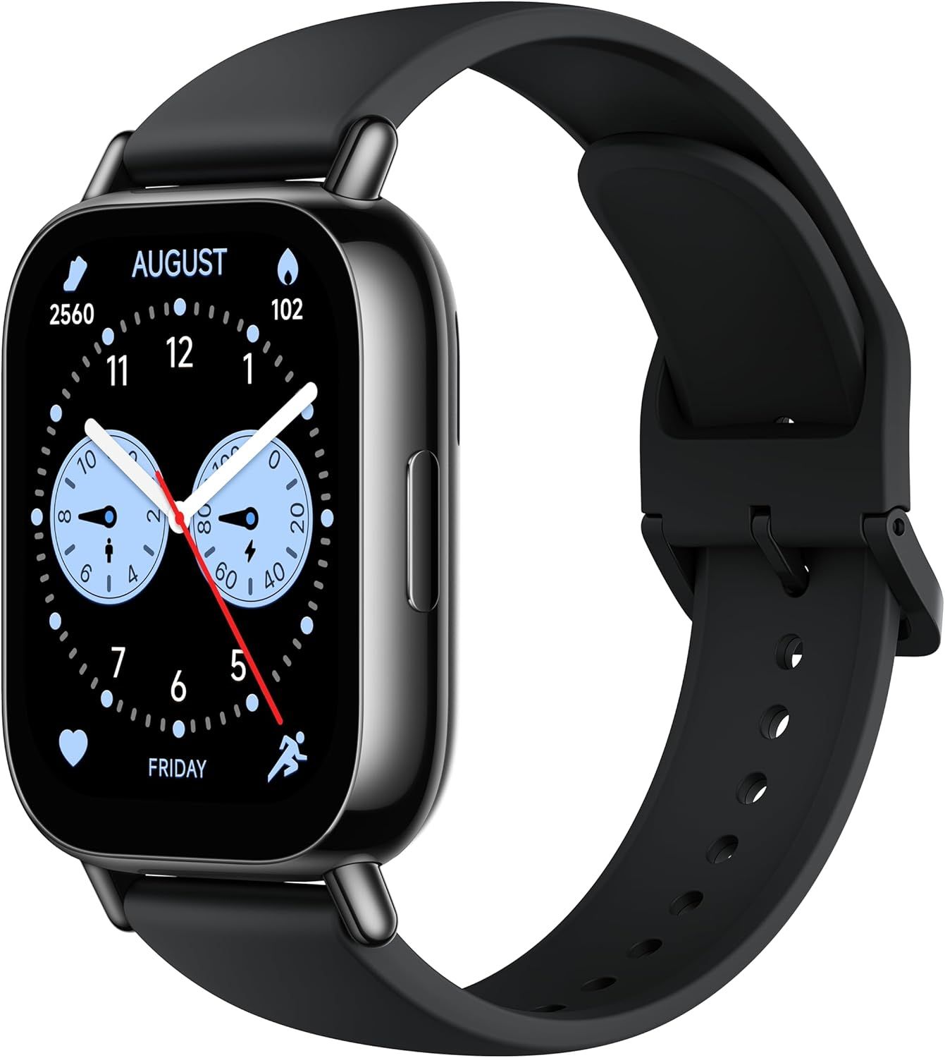 Xiaomi Redmi Watch 5 Lite - Reloj inteligente con pantalla AMOLED de 50 mm, GPS integrado, batería de hasta 18 días, llamadas Bluetooth, resistencia al agua 5ATM, seguimiento de la salud (frecuencia cardíaca, SPO2, sueño), garantía de 2 años, negro