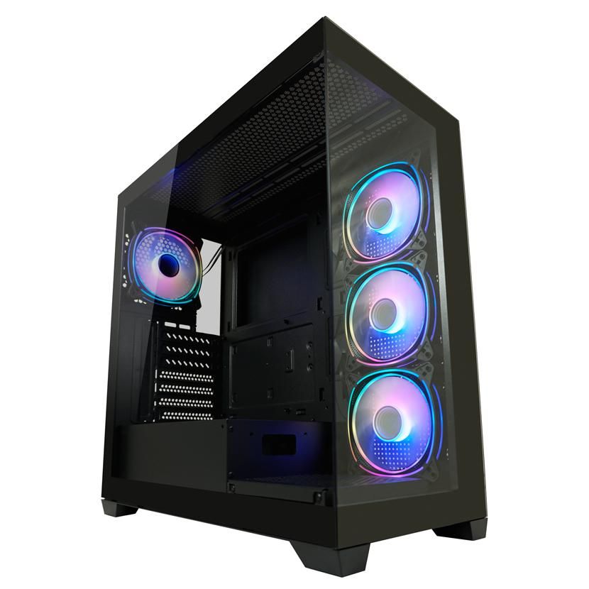 LC-Power LC-715B-ON Mid Tower Case, Black