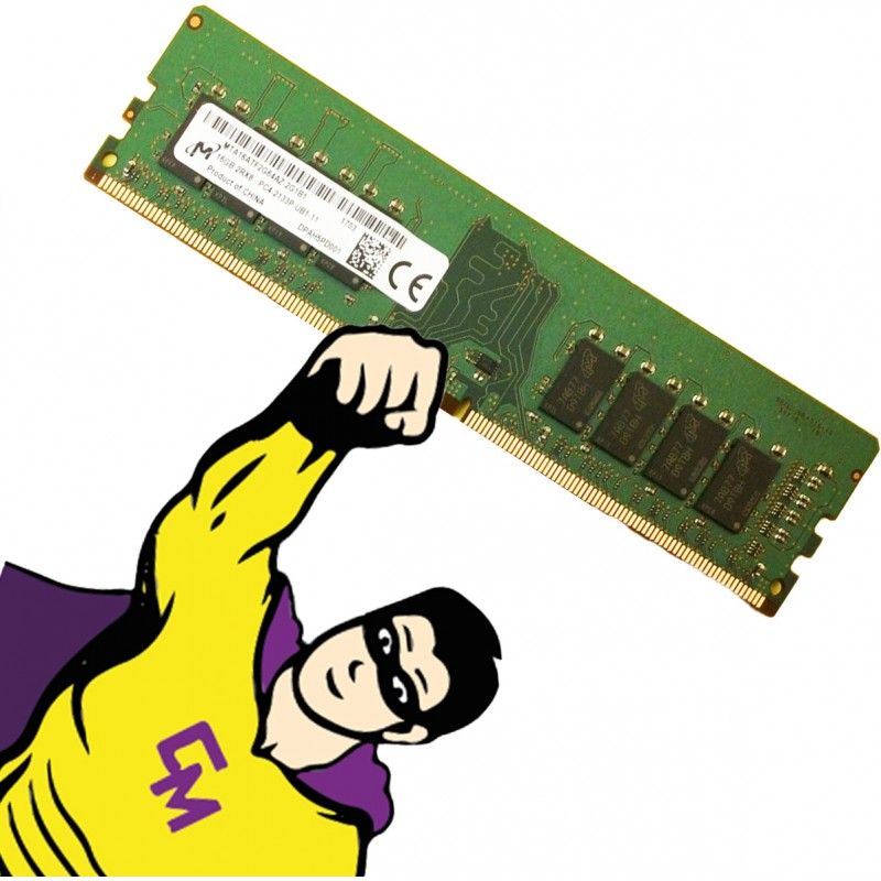 Micron 16GB DDR4 RAM (MTA16ATF2G64AZ-2G1B1) - 2133MHz, CL15