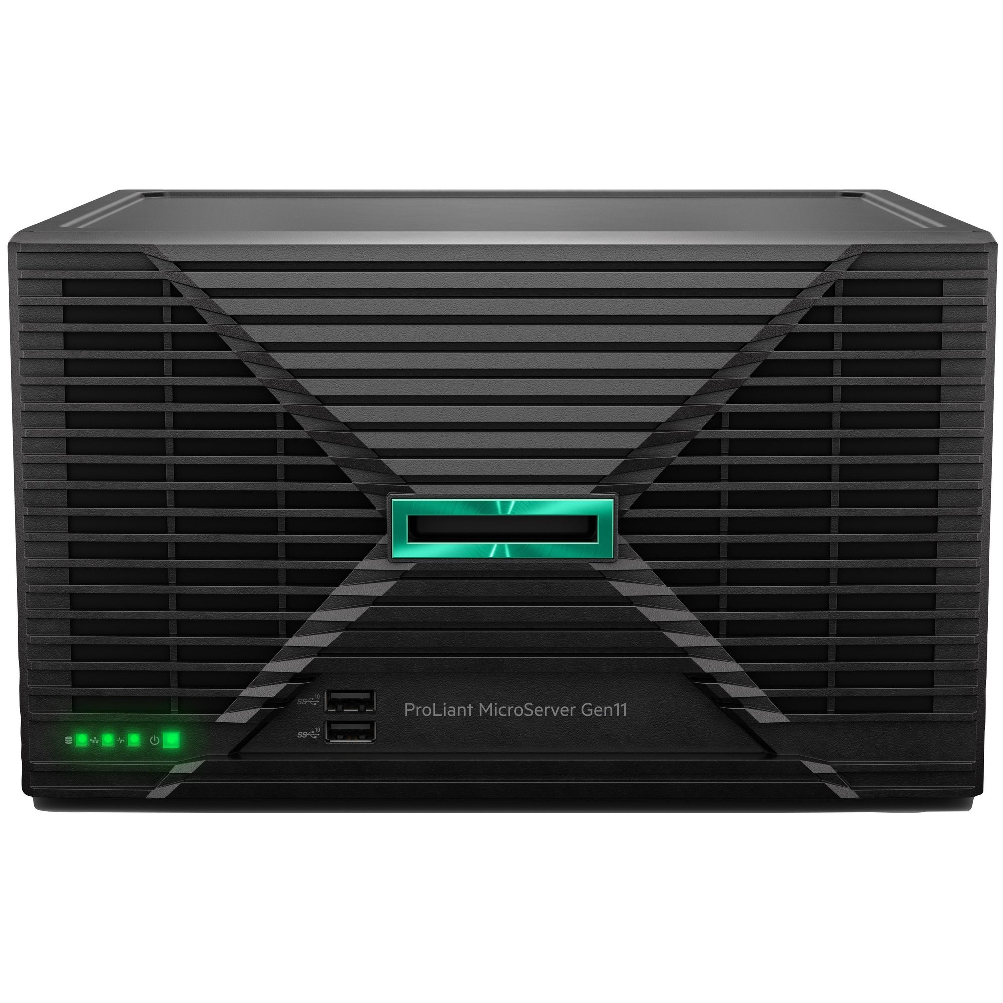 Servidor HP ProLiant MicroServer Gen11 - Procesador Intel Pentium Gold G7400 de 3.7 GHz, 16 GB RAM, 1 TB - Negro