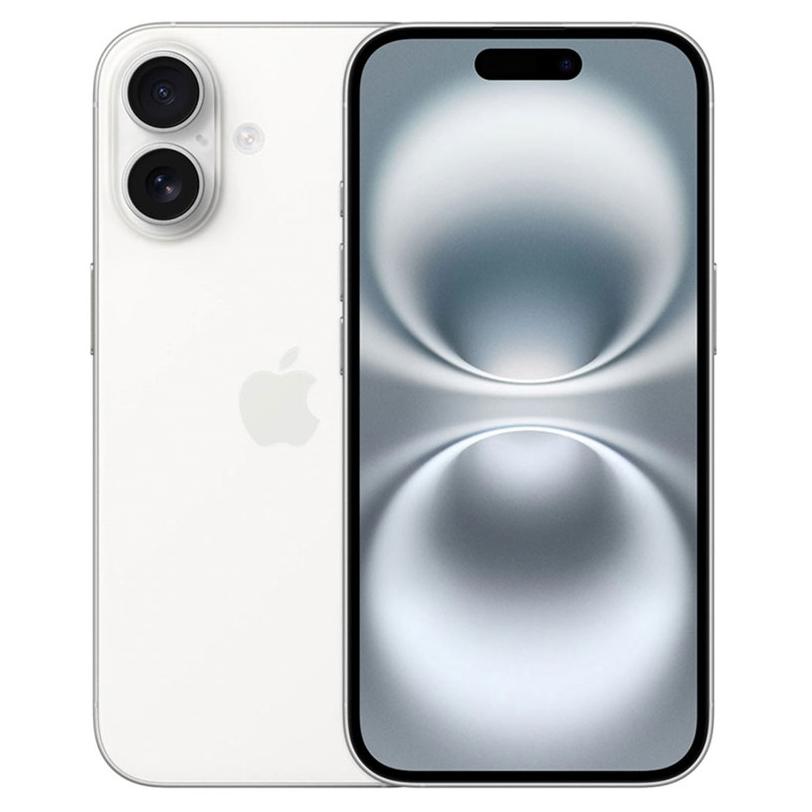 Apple iPhone 16, 6.1-inch, Double SIM, 5G, iOS 18, 128GB, White