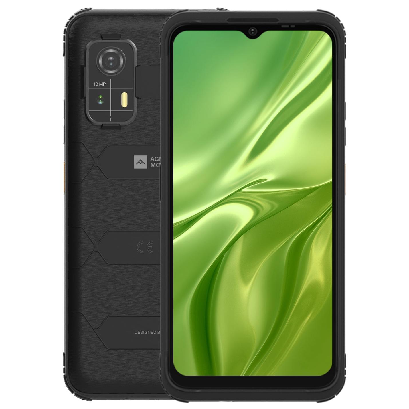 AGM H Max - 6.56" Double SIM, Android 14, 4GB RAM, 256GB Storage, 10000mAh Battery, Black