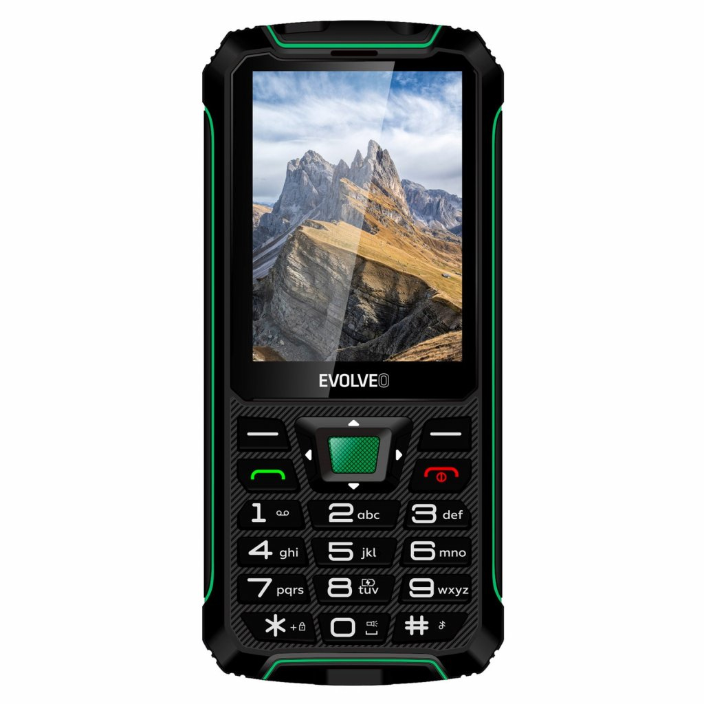 Evolveo StrongPhone SPW4RD - 2.8" Dual SIM Smartphone, 2MP Camera, FM Radio, 2500mAh Battery