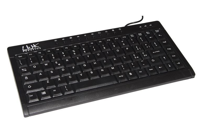 Link Accessori LKTAST04 Wireless Keyboard, QWERTY Layout, Black