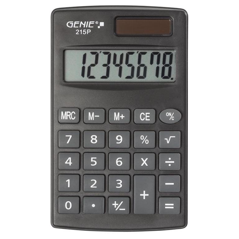 Genie 215P Pocket Calculator