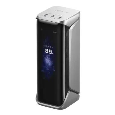 EcoFlow EF-RP27KGEEK-EU Lithium Power Bank, 27650 mAh, Black and Silver