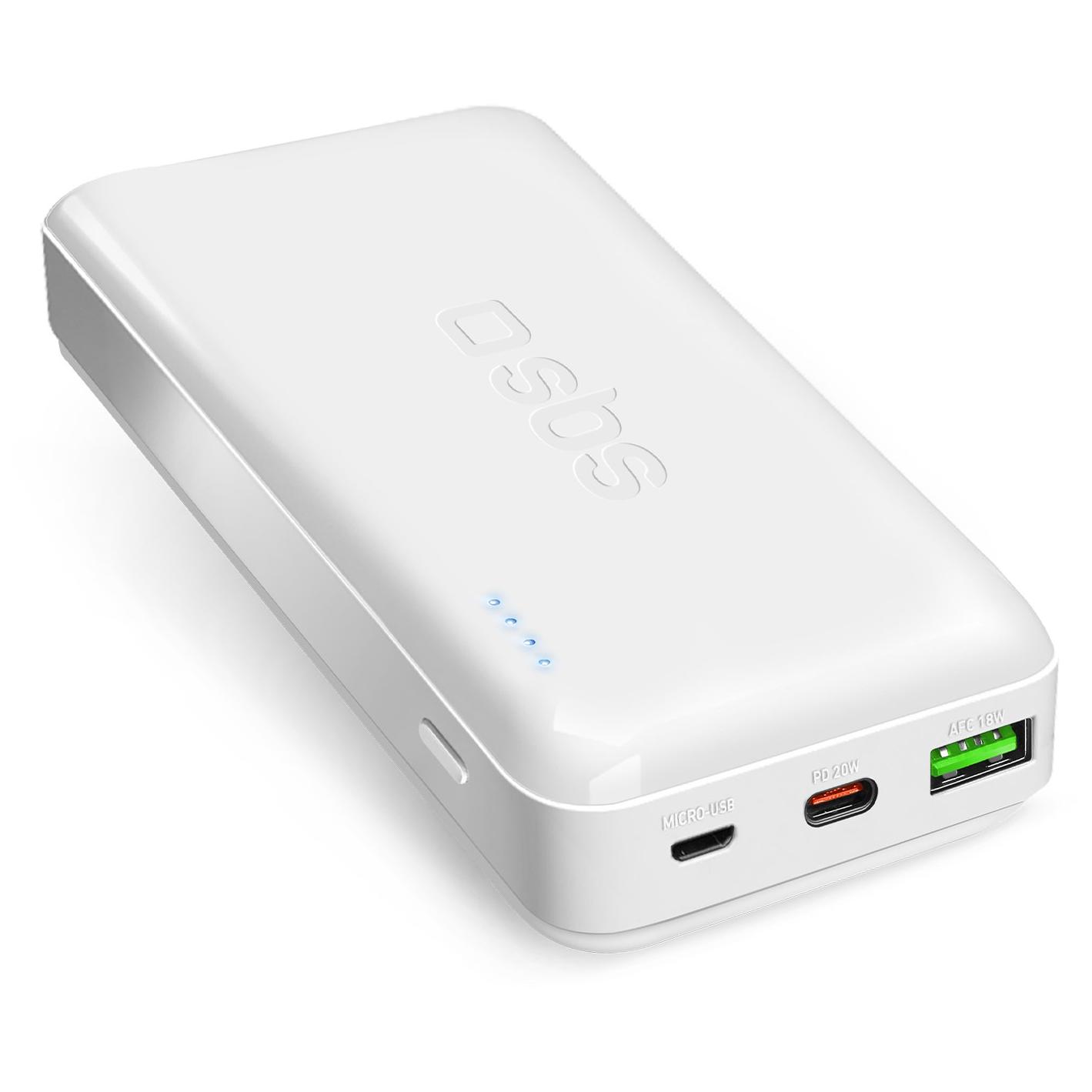 Sbs Power Bank 20000mAh White