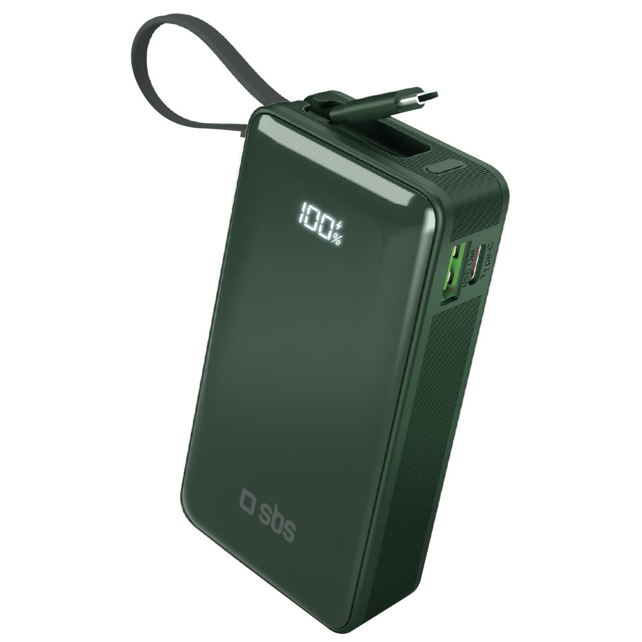 Sbs Power Bank 10000mAh, Green