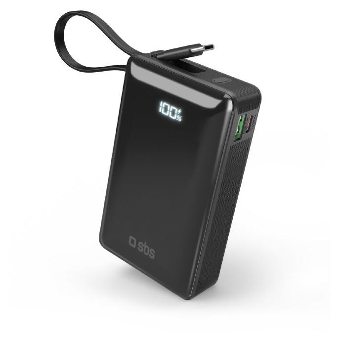 Sbs Power Bank 20000mAh Quick Charge 3.0 Black