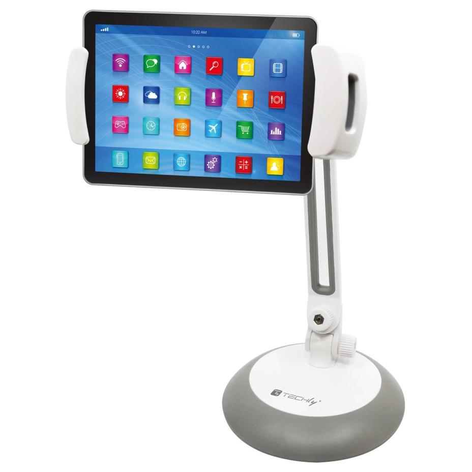 Techly ICA-TBL 165 Mount and Phone Holder, White