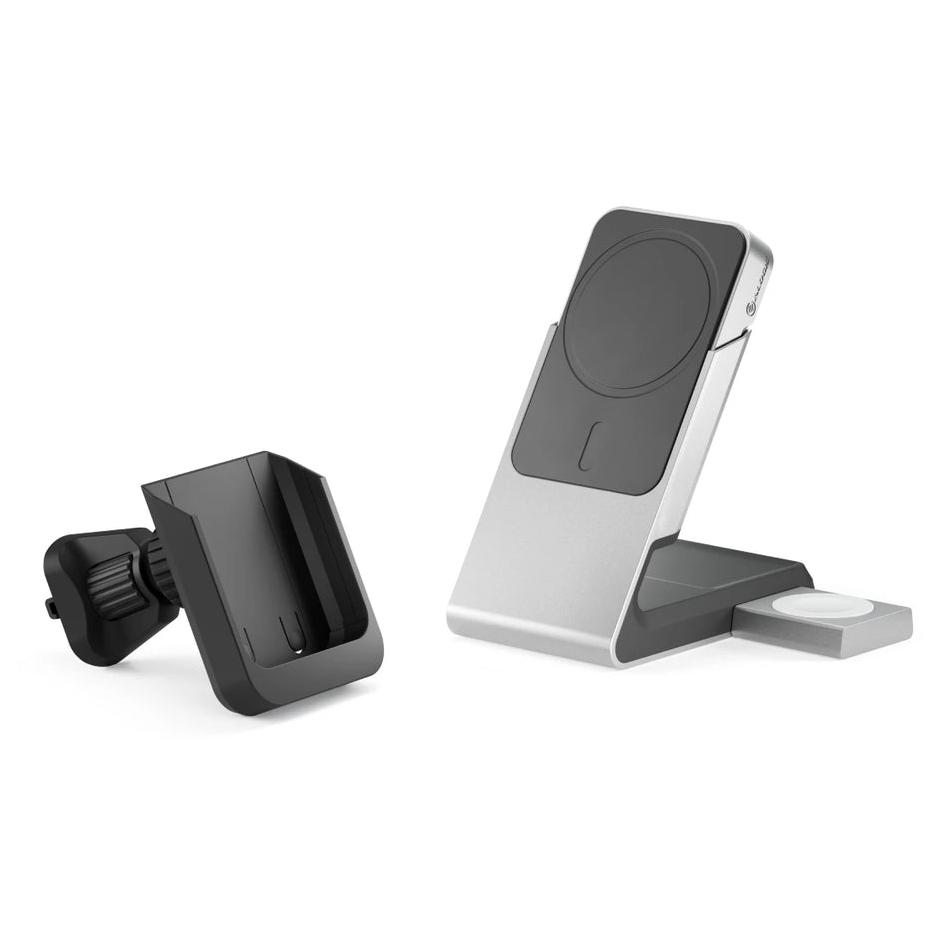 ALOGIC Matrix+ Flow 5000mAh Wireless Recharge Black and Silver