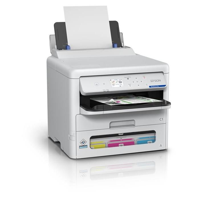 Epson WorkForce Pro EP-C800RDW Printer - Color - Dual-Sided - Inkjet - A4/Legal - 4800 x 1200 dpi - Up to 25 ppm (Mono)/Up to 25 ppm (Color) - 330-Sheet Capacity - USB 2.0, Gigabit LAN, Wi-Fi(ac)