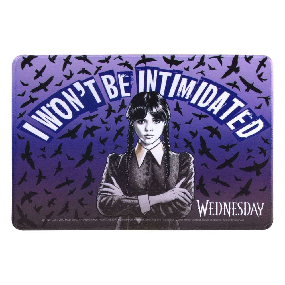 Konix Wednesday Mouse Pad - I Won't Be Intimidated (35 x 25 cm)