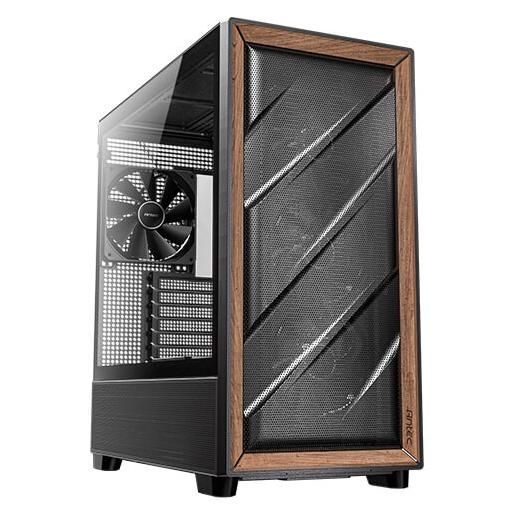 Antec Midi Tower Computer Case, Black Wood - 3x 120mm Fans + 2x 140mm Fans