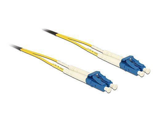 Delock Network Cable - LC (M) to LC (M) - 3m - Optical Fiber - 9/125 µm - OS2 - Halogen-Free - Yellow