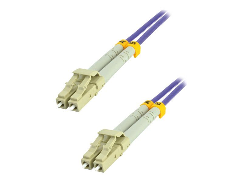 MCL Multi-Mode LC Optical Cable, 2m, OM4, Duplex, 50/125um, Halogen-Free