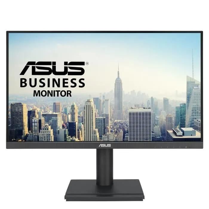 ASUS VA24DQFS - Écran LED - 24" (23.8" visualisable) - 1920 x 1080 Full HD (1080p) @ 100 Hz - IPS - 300 cd/m² - 1000:1 - 1 ms - HDMI, VGA, DisplayPort - haut-parleurs - noir