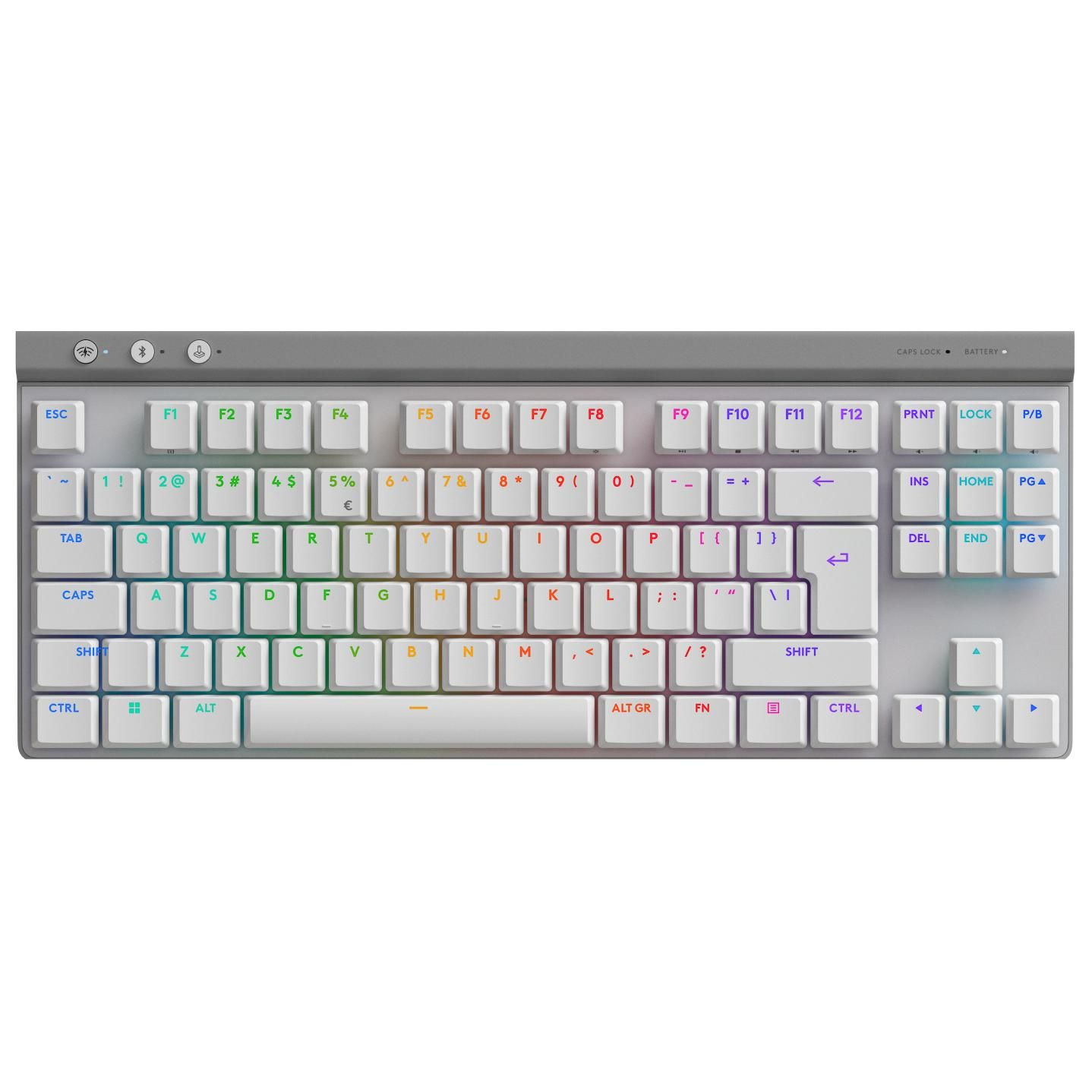 Logitech G515 - Wireless Gaming Keyboard - LIGHTSPEED TKL - Backlit - QWERTY - US International - GL Tactile Switch - White
