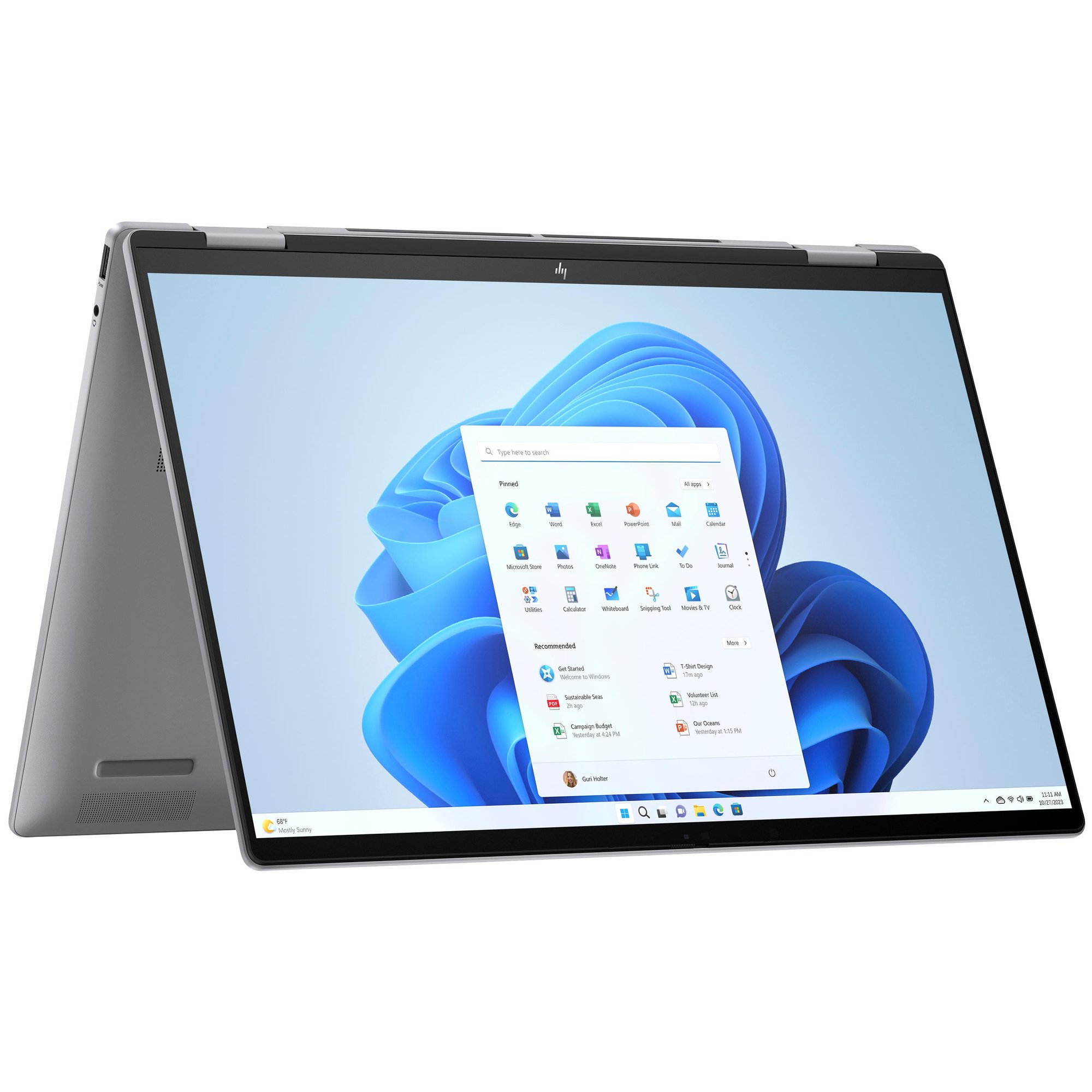 HP Envy x360 16-inch Hybrid (2-in-1) AMD Ryzen 7 8840HS 16GB LPDDR5 RAM 512GB SSD Wi-Fi 6E Windows 11 Home AI PC Silver