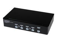 StarTech.com 4-Port DVI USB KVM Switch with Audio Rack Mount