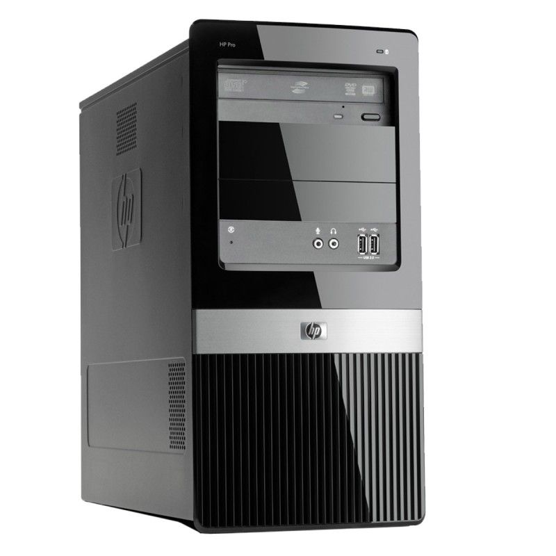 HP Pro 3130 MT Desktop PC - Intel Core i3-550, 16GB RAM, 480GB SSD, Windows 10, WiFi