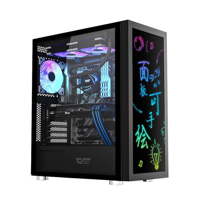 Darkflash Graffiti Computer Case (DK210, Black)