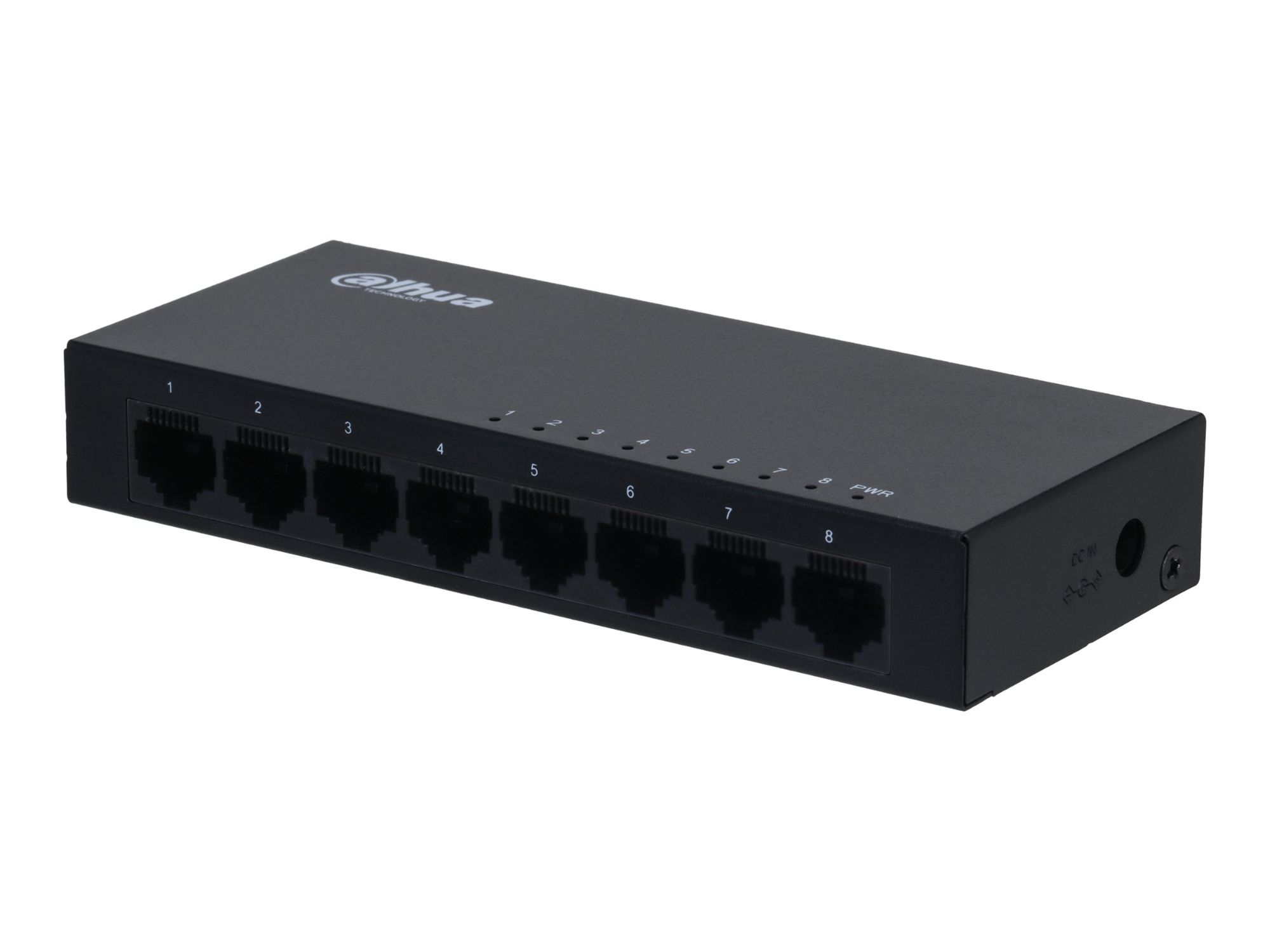 Dahua PFS3008-8GT Switch - Unmanaged - 8 x 10/100/1000 - Desktop