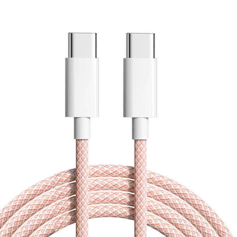 Lot de 2 câbles USB-A vers USB-C INF - Rose Taille M