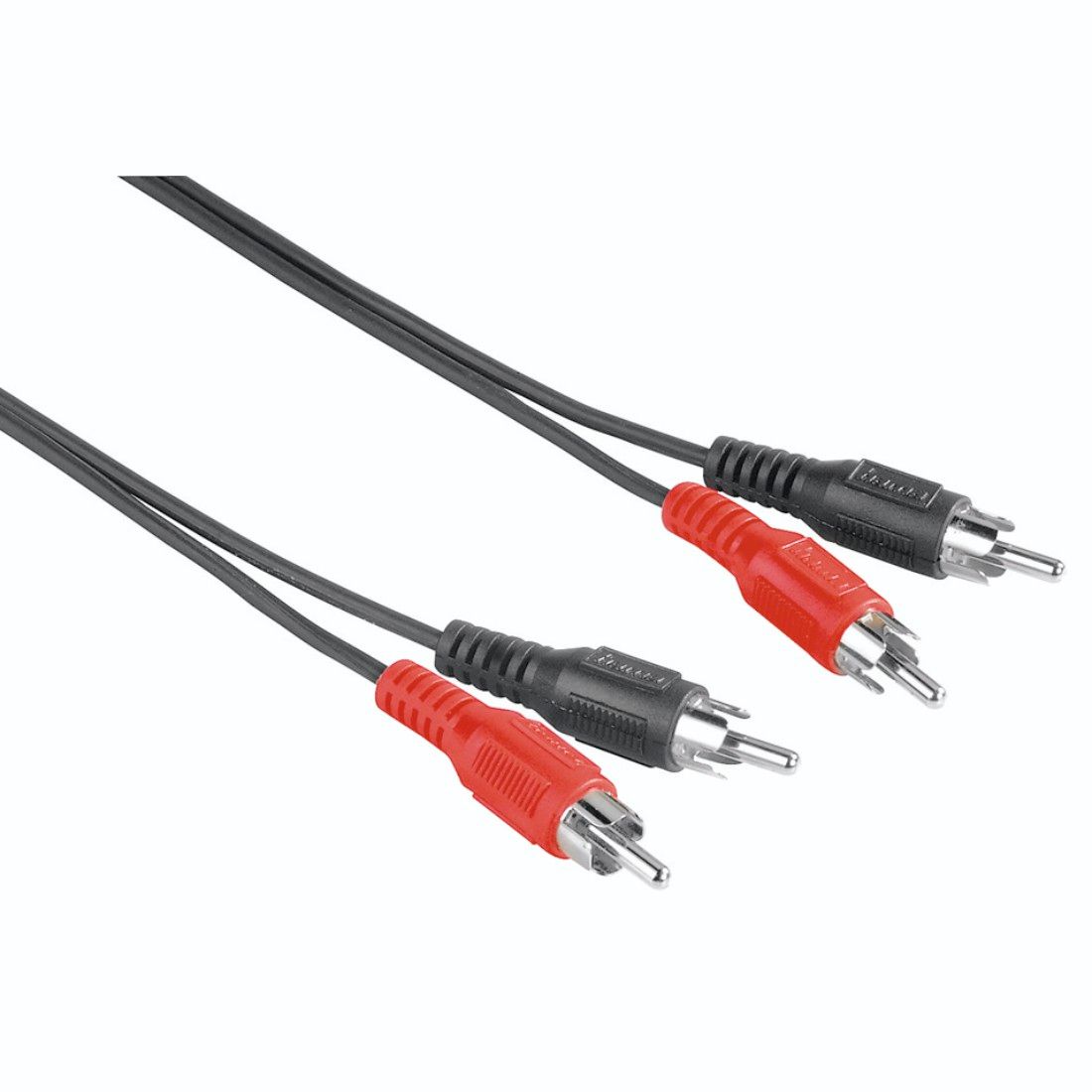 Câble audio Hama 2,5 m, 2 fiches RCA mâles - 2 fiches RCA mâles