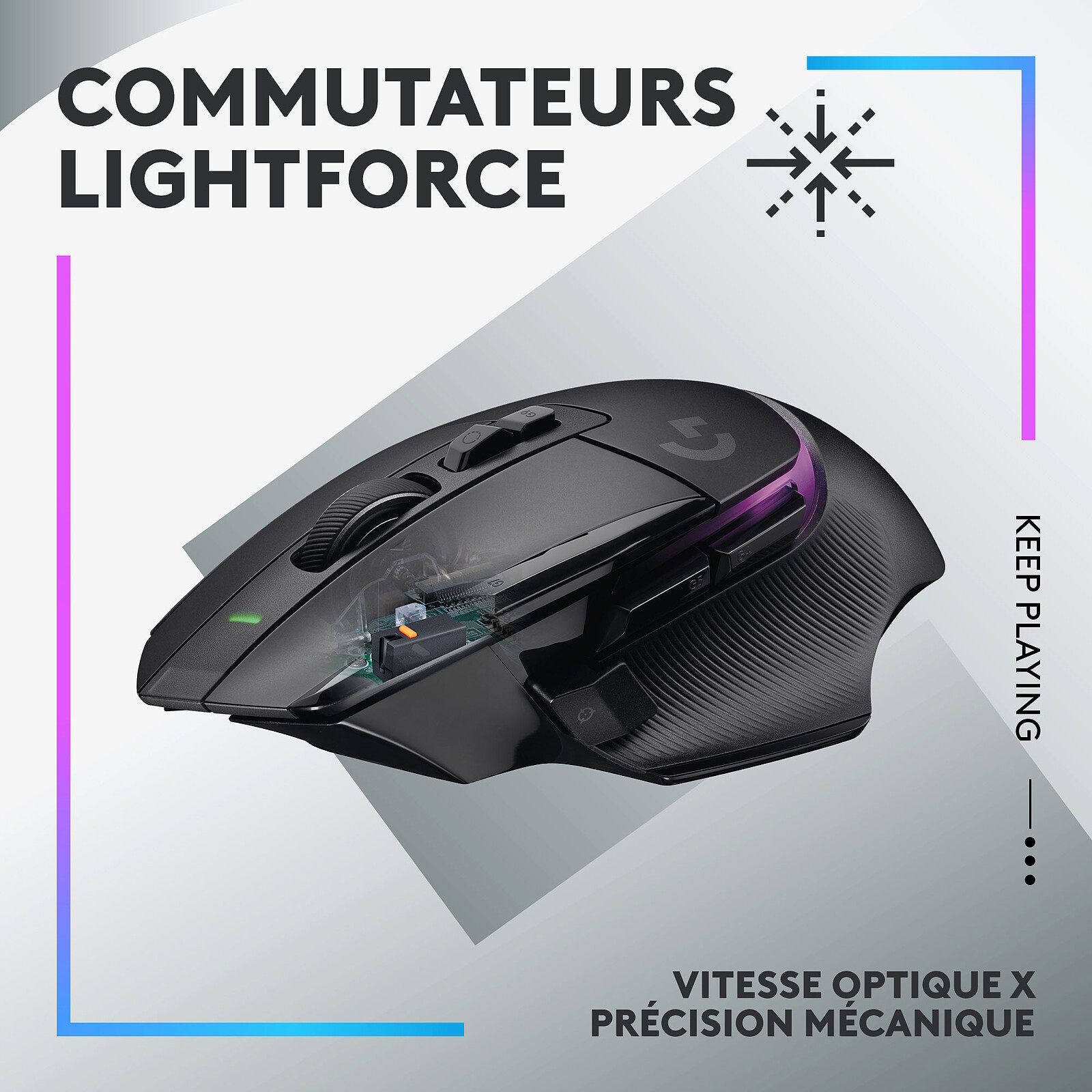 Logitech G G502X Plus Black