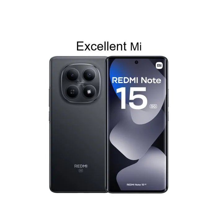 Xiaomi Redmi Note 15 5G - 8GB RAM - 256GB ROM - 6.77" AMOLED Display