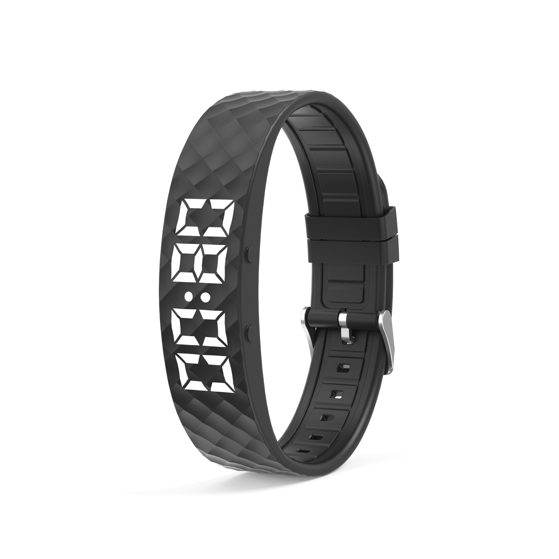 Kid's Waterproof Smart Watch Band with Activity Tracker - Black