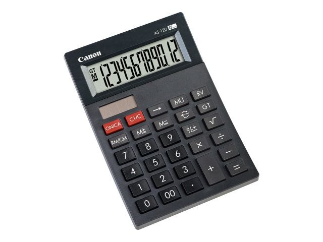 Canon AS-120 Solar-Powered Calculator