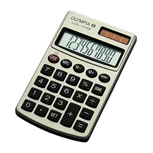 Olympia LCD1110E Silver Calculator