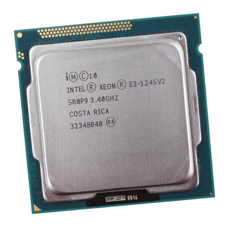 Intel Xeon E3-1245 V2 CPU, 3.40GHz, Quad Core, LGA1155, Ivy Bridge