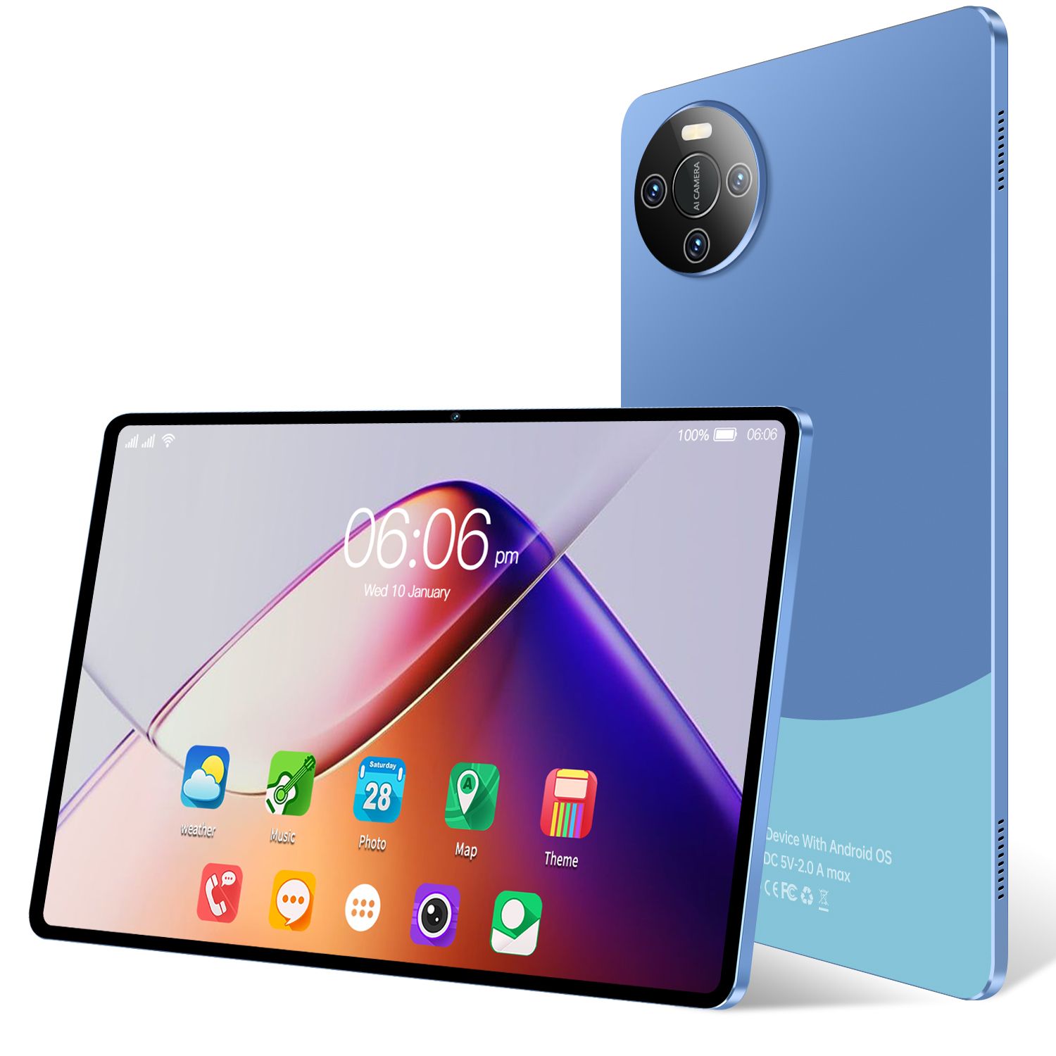 LOIDIS E60 Tablet (2024) 32GB, 10.1-inch WiFi + SIM Blue