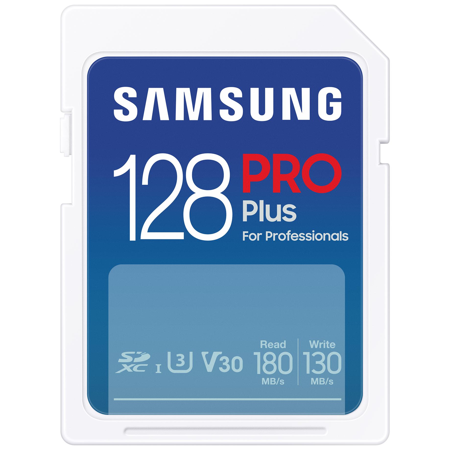 Tarjeta de memoria Samsung PRO Plus 128 GB SDXC UHS-I Clase 10