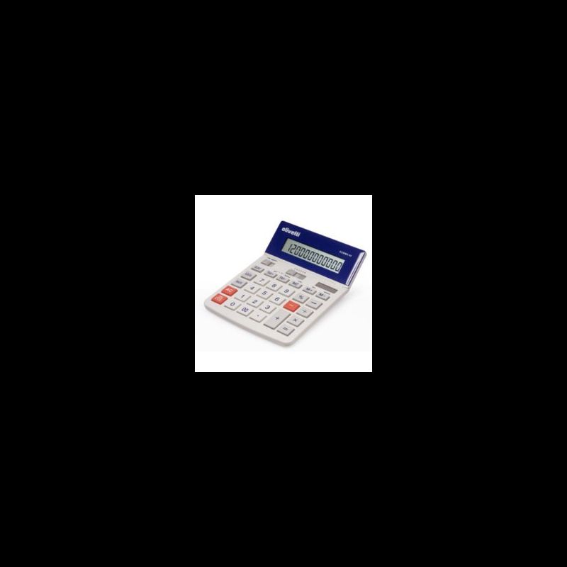 Olivetti Summa 60 Desk Calculator, 12-Digit, Solar Panel & Battery