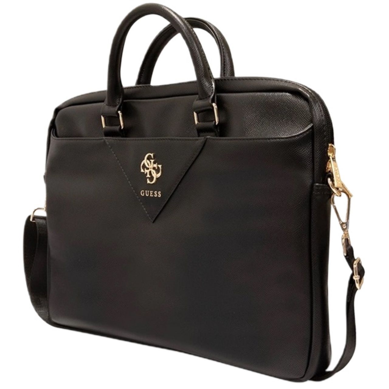 Guess 16-Inch Laptop Sleeve 4G Triangle Black