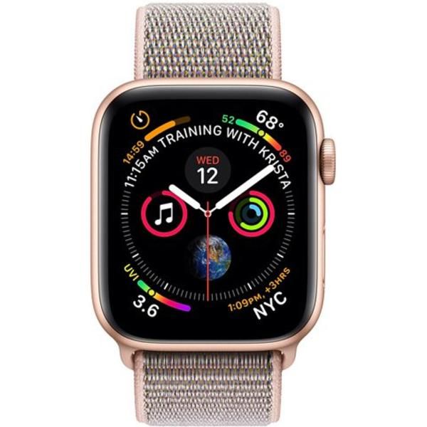 Apple Watch Series 4 Sport 40mm (GPS only) Aluminium Gold Sport Loop Band Pink
