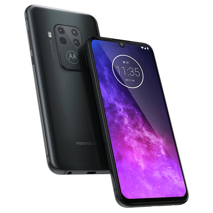 Motorola One Zoom - 6.4" Hybrid SIM, Android 9, 4GB RAM, 128GB Storage, 4000mAh Battery, Gray