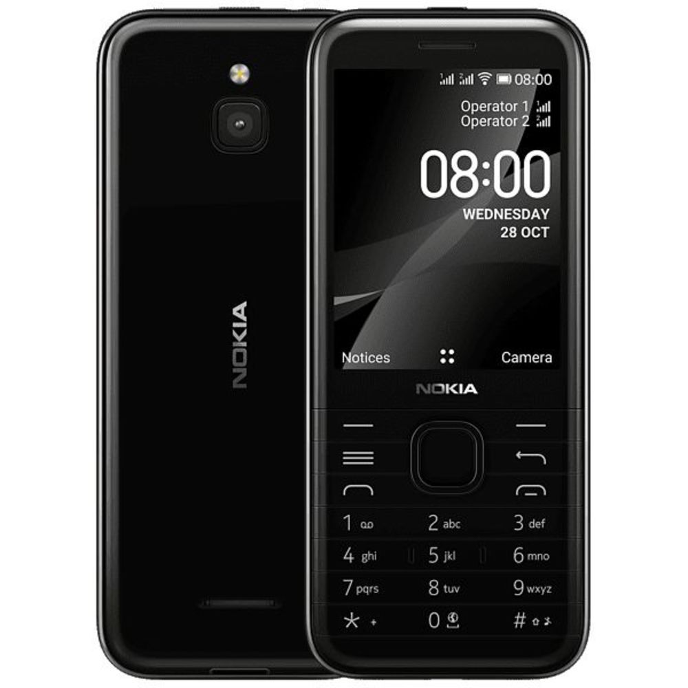 Nokia 8000 4G (2020) Dual SIM 4GB Black