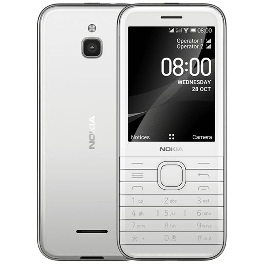 Nokia 8000 4G (2020) Dual SIM 4GB White
