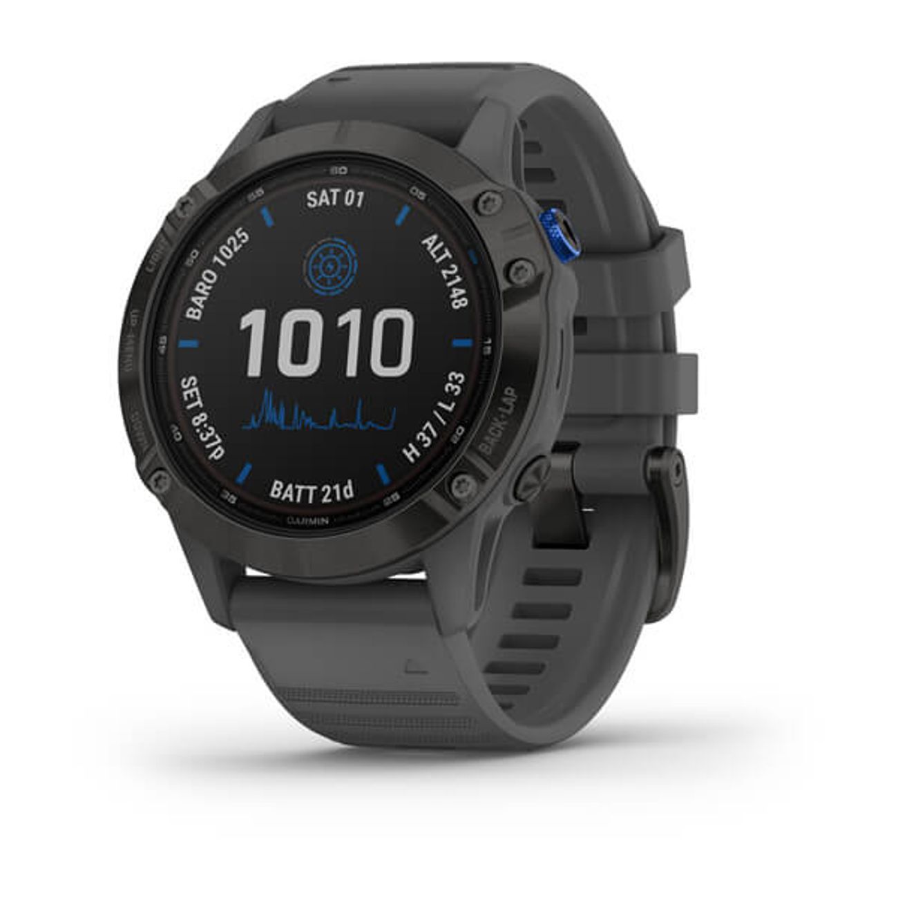 Garmin Fenix 6 Pro Solar Watch Black Ardoise Bracelet