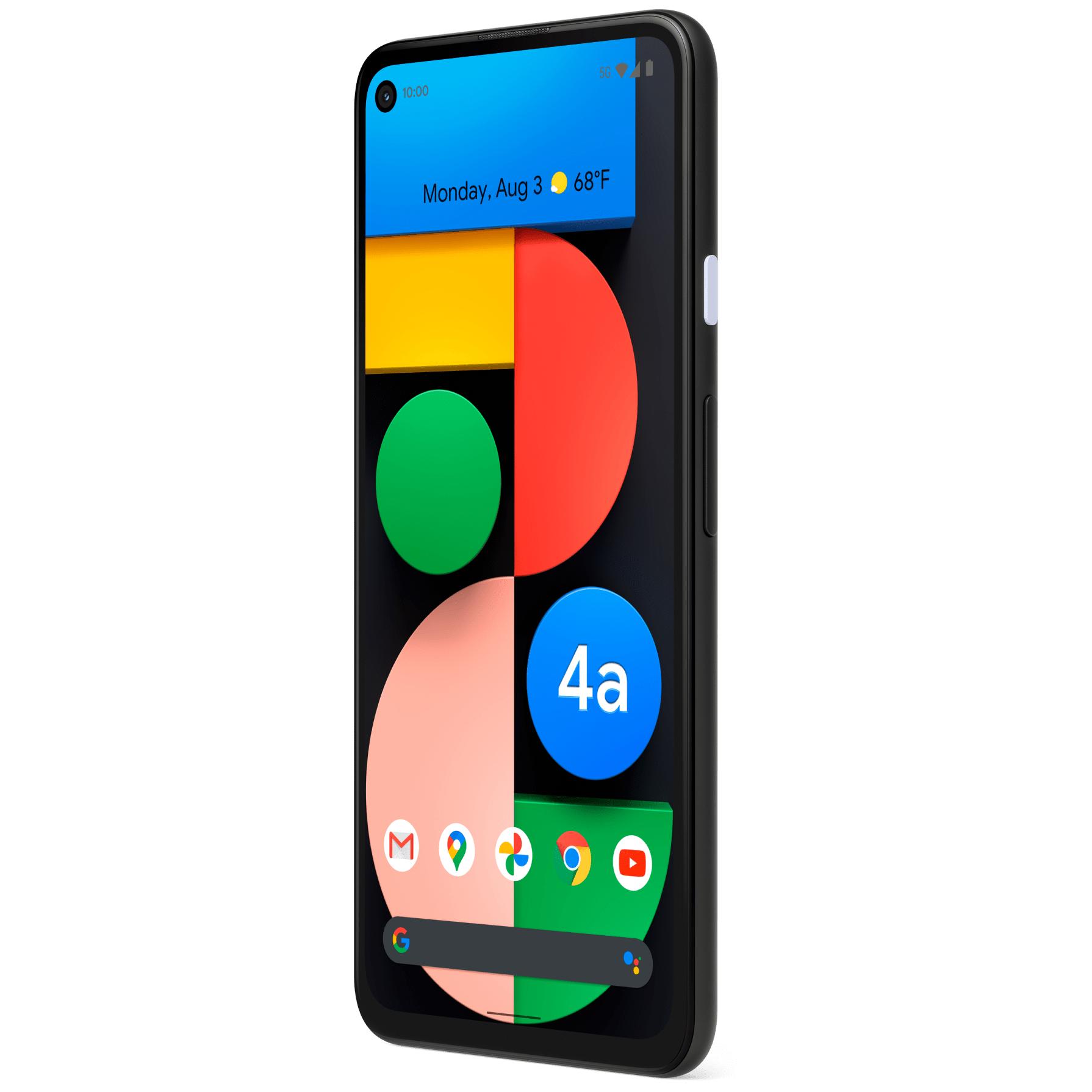 Google Pixel 4a 5G - 6.2" Display, 6GB RAM, 128GB Storage, Black