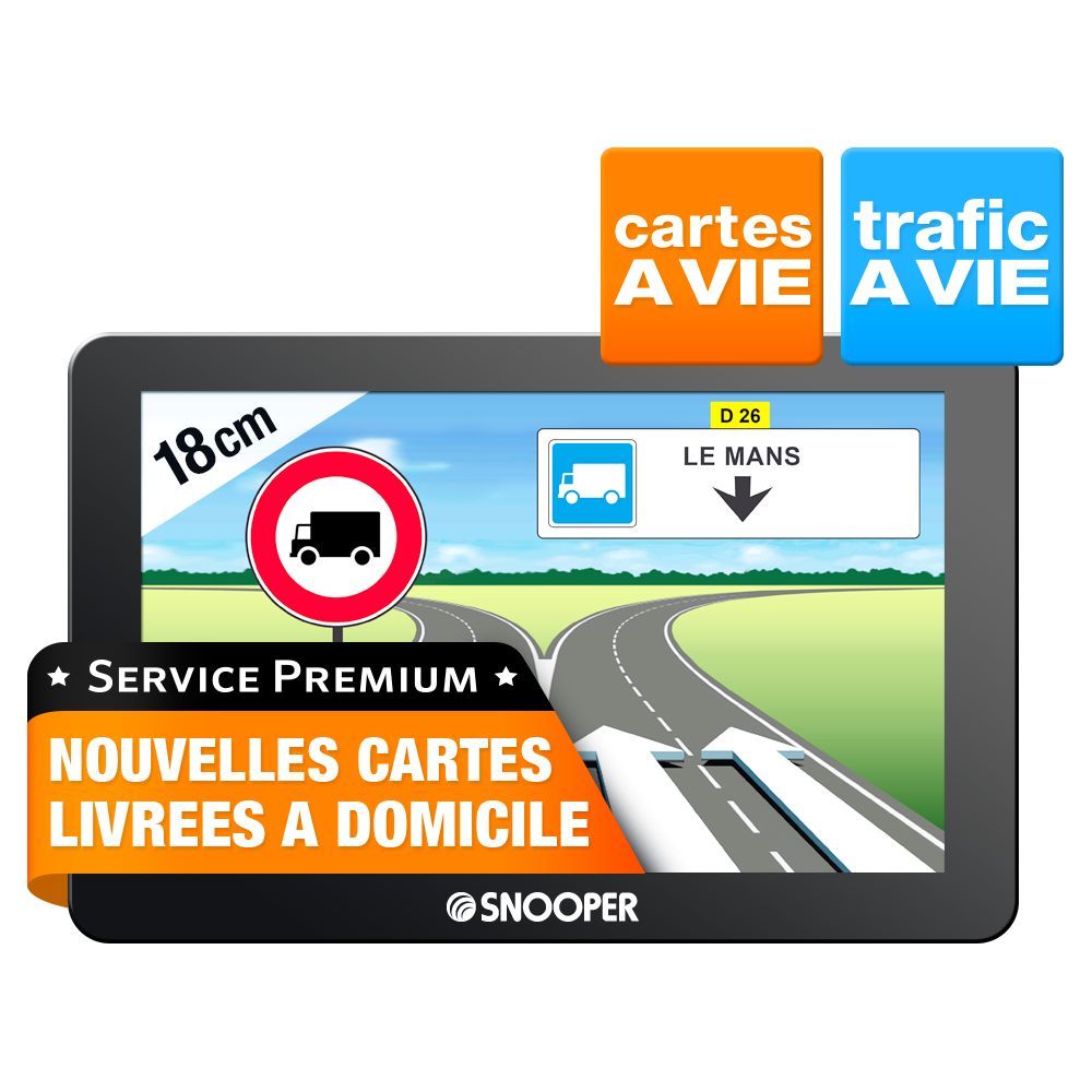 Snooper Truckmate PL6600 7-Inch GPS