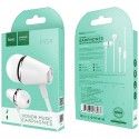 Auriculares con cable HOCO M34 Honor Music (Blanco, Tamaño: Mediano, Color: Blanco)