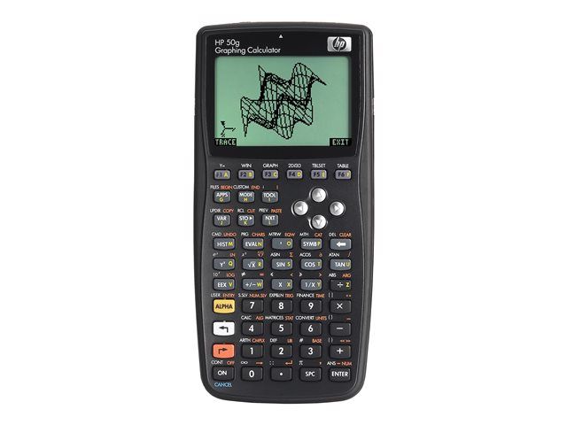 Calculatrice graphique HP 50g - USB, infrarouge, série - pile, mémoire de sauvegarde
