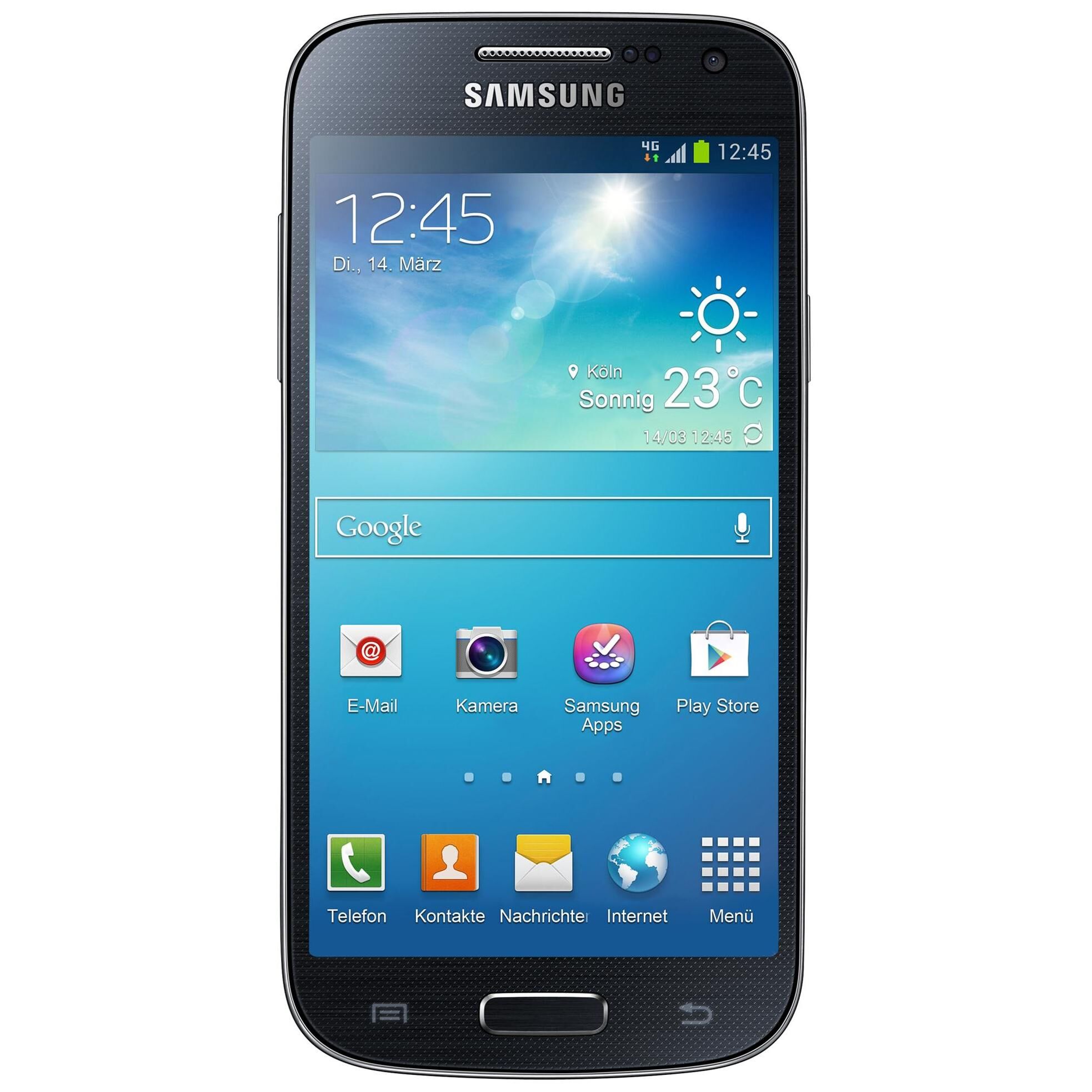 Samsung Galaxy S4 Mini GT-I9195 4.3" SIM Unique Android 4.2.2 4G Micro-USB B 8GB 1900mAh Black