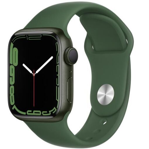 Apple Watch Series 7 (GPS) - 41 mm - Aluminio verde - Banda deportiva - Fluoroelastómero - Tamaño normal - 32 GB - Wi-Fi, Bluetooth